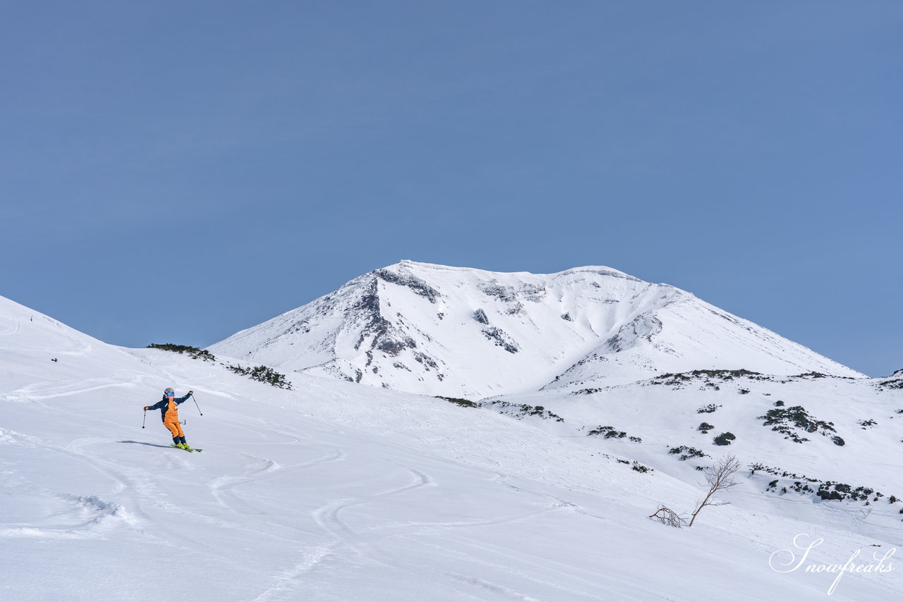 TeamKP・秋山穂香さんが滑る、絶景・春の大雪山旭岳(*^^*)